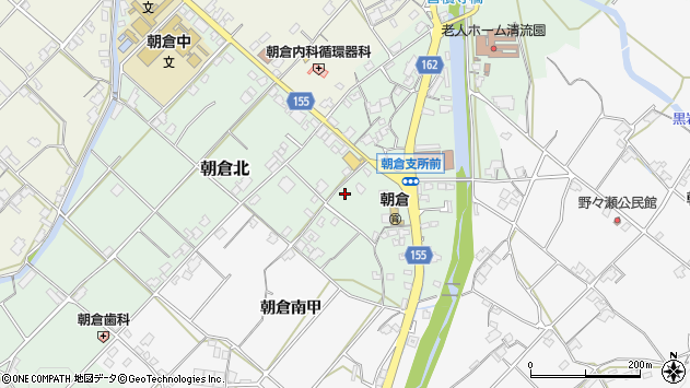 〒799-1604 愛媛県今治市朝倉北の地図