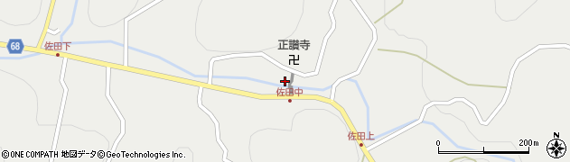 山口県光市塩田（佐田中）周辺の地図