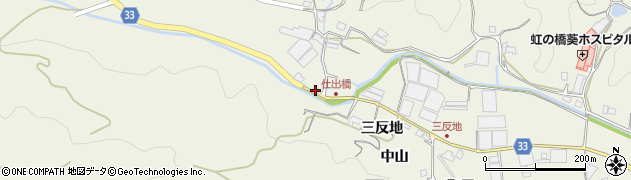 徳島県徳島市八多町水口53周辺の地図
