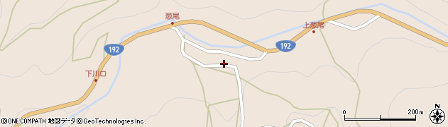 愛媛県四国中央市川滝町下山430周辺の地図