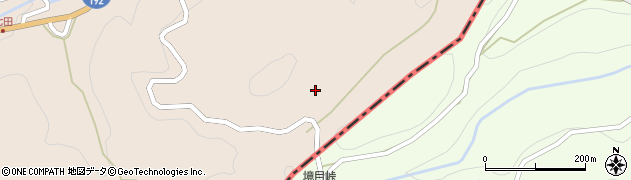 愛媛県四国中央市川滝町下山39周辺の地図