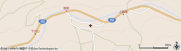 愛媛県四国中央市川滝町下山861周辺の地図