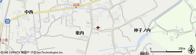 徳島県小松島市田浦町神子ノ内45周辺の地図