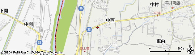 徳島県小松島市田浦町中西31周辺の地図