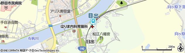 山口県山陽小野田市周辺の地図