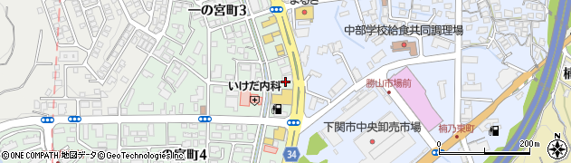 サンデン旅行株式会社　美祢営業所周辺の地図
