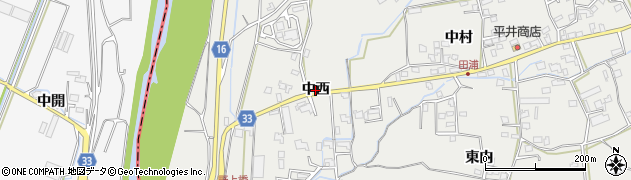 徳島県小松島市田浦町（中西）周辺の地図