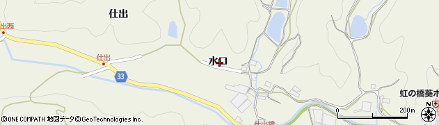 徳島県徳島市八多町水口83周辺の地図