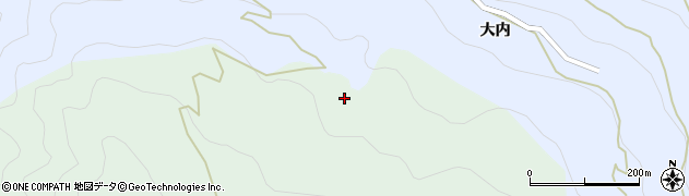 徳島県美馬市穴吹町古宮（新名）周辺の地図