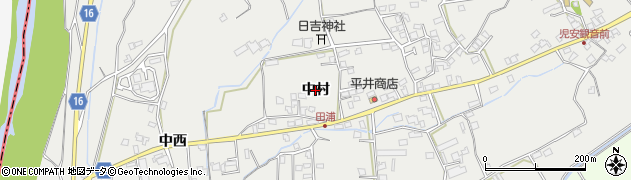 徳島県小松島市田浦町（中村）周辺の地図