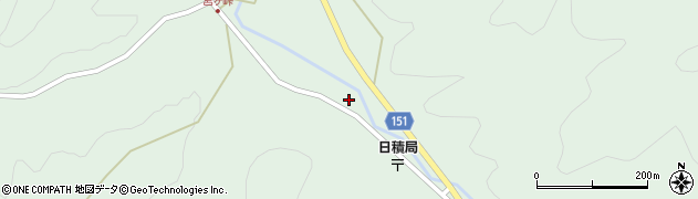 山口県柳井市日積（東宮ケ峠）周辺の地図