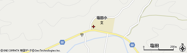 塩田コミュニティセンター周辺の地図