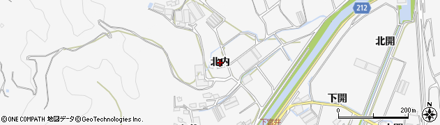 徳島県徳島市多家良町（北内）周辺の地図