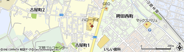 アルファハローデイ綾羅木店周辺の地図