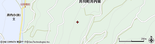 徳島県三好市井川町井内東2725周辺の地図
