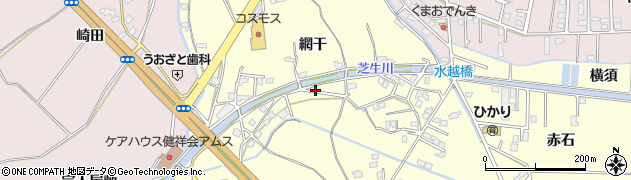 徳島県小松島市芝生町（網干）周辺の地図