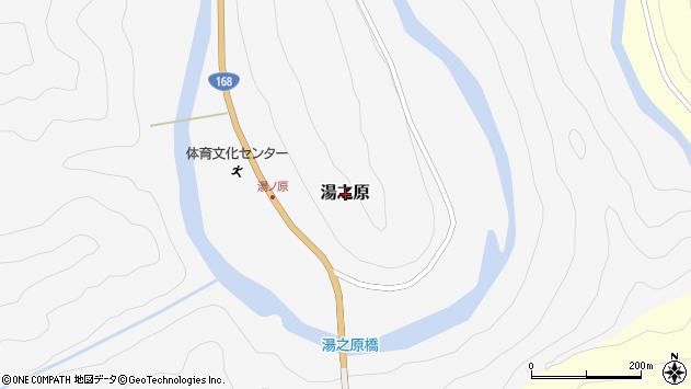 〒637-1335 奈良県吉野郡十津川村湯之原の地図