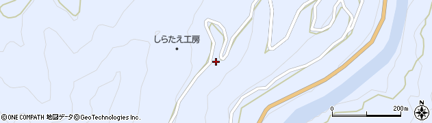徳島県美馬市穴吹町口山首野501周辺の地図