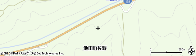 徳島県三好市池田町佐野（葛篭口）周辺の地図