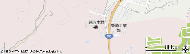 徳沢木材周辺の地図