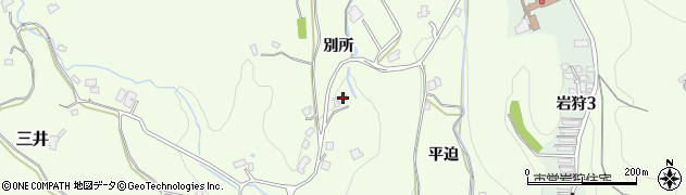 山口県光市三井別所1138周辺の地図