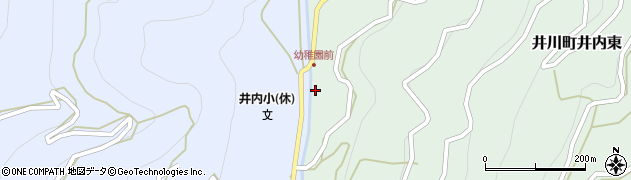 徳島県三好市井川町井内東2805周辺の地図