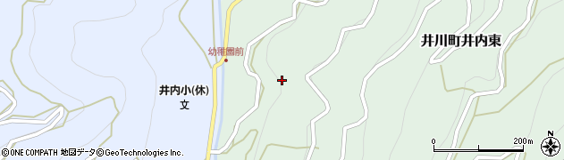 徳島県三好市井川町井内東2840周辺の地図