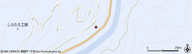 徳島県美馬市穴吹町口山首野776周辺の地図