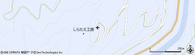 徳島県美馬市穴吹町口山首野530周辺の地図