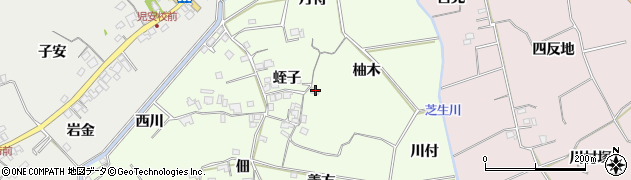 徳島県小松島市新居見町（柚木）周辺の地図