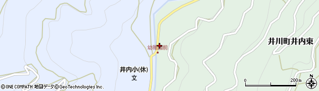 徳島県三好市井川町井内東2806周辺の地図