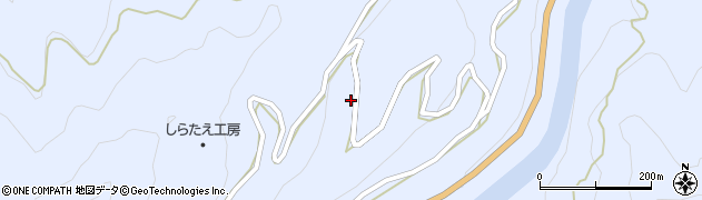 徳島県美馬市穴吹町口山首野481周辺の地図