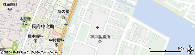 恵和株式会社　長府出張所周辺の地図