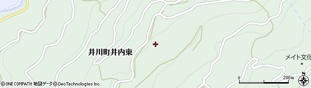 徳島県三好市井川町井内東2984周辺の地図