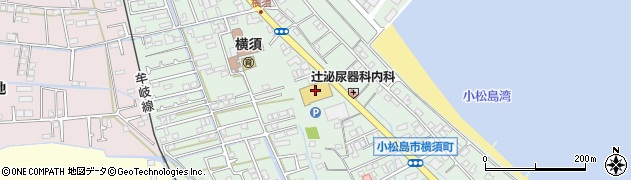 株式会社セブン　横須店周辺の地図