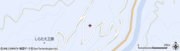 徳島県美馬市穴吹町口山首野469周辺の地図