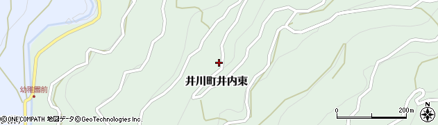 徳島県三好市井川町井内東2971周辺の地図