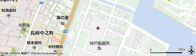日新運輸工業株式会社関門トラベルサービス周辺の地図