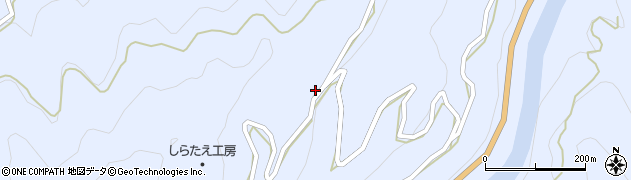 徳島県美馬市穴吹町口山首野514周辺の地図