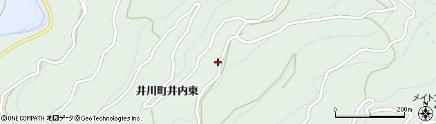 徳島県三好市井川町井内東3004周辺の地図