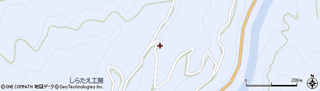 徳島県美馬市穴吹町口山首野462周辺の地図