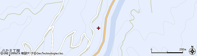徳島県美馬市穴吹町口山首野127周辺の地図