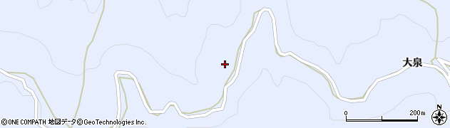 徳島県三好市池田町馬路（底之谷）周辺の地図