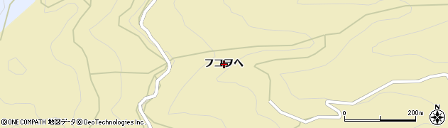 徳島県三好市池田町白地（フコヲヘ）周辺の地図