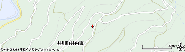 徳島県三好市井川町井内東3298周辺の地図