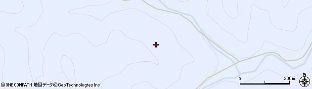 徳島県佐那河内村（名東郡）下（大西浦）周辺の地図
