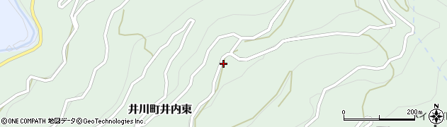 徳島県三好市井川町井内東3296周辺の地図
