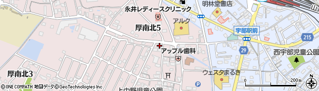福田理容院周辺の地図