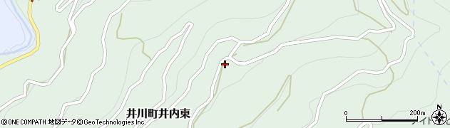 徳島県三好市井川町井内東3306周辺の地図