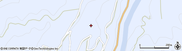 徳島県美馬市穴吹町口山首野396周辺の地図